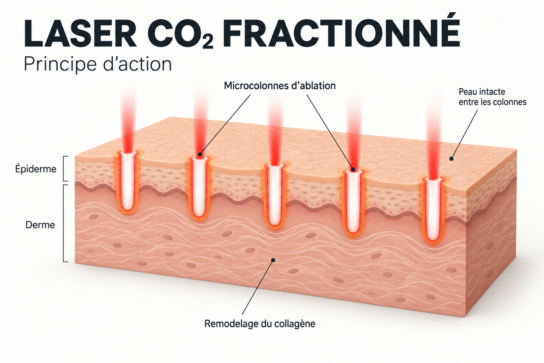 Laser CO2 fractionné - Claris Clinic