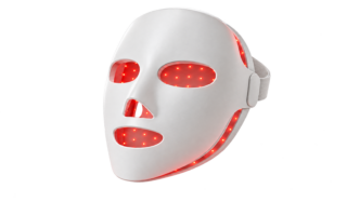 Masque LED porté pour la luminothérapie du visage