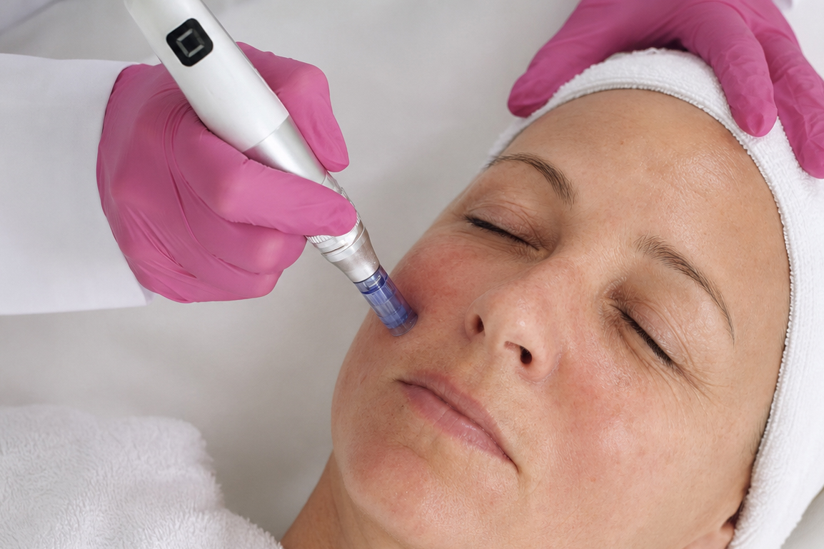 Microneedling chez Claris Clinic